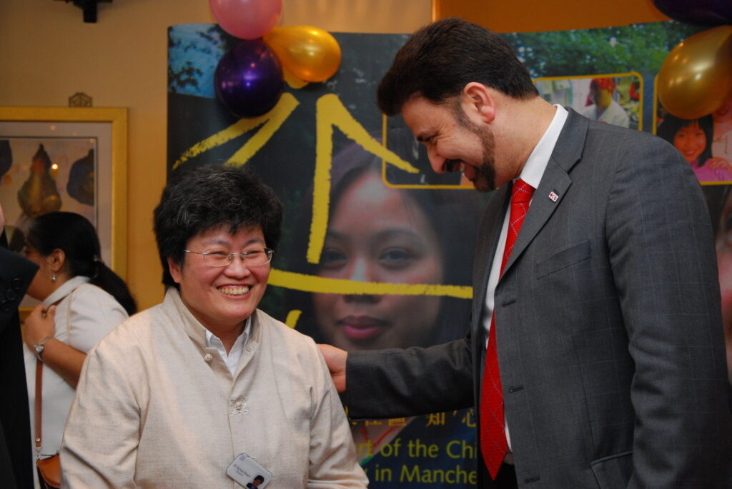Sylvia with Mr Afzal Khan, MEP for North West England Sylvia with Mr Afzal Khan, MEP for North West England